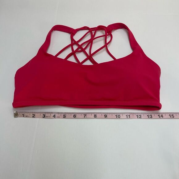 Lululemon Free To Be Bra (Wild) Calypso Pink Size 12 - Picture 7 of 11